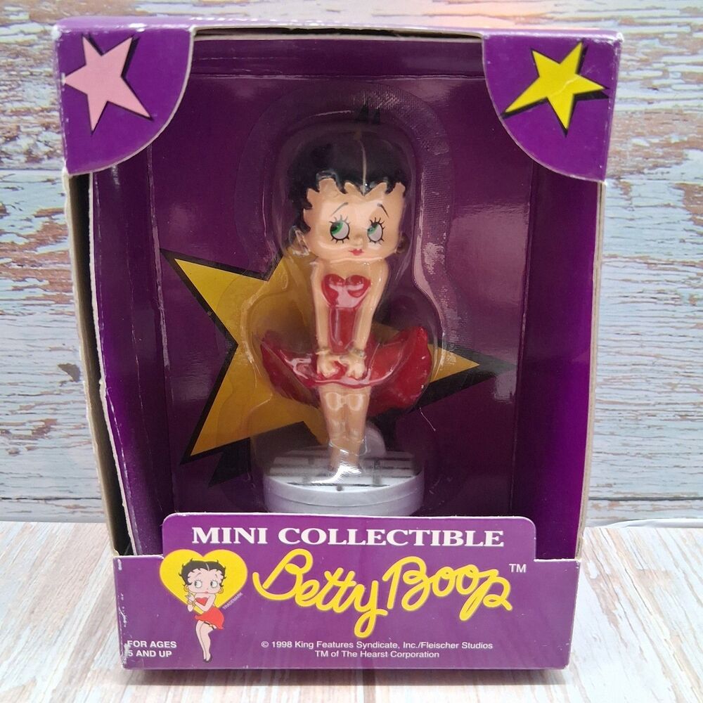Vintage 1998 Betty Boop Mini Collectible Figurine Precious Kids (NOS-box Damage)